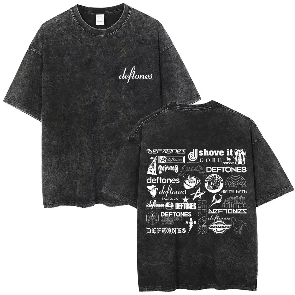 Vintage Deftones Washed Distressed Band T-Shirt