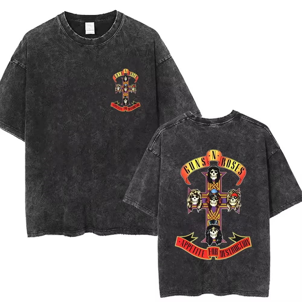 Vintage Guns N' Roses Washed Distressed Band T-Shirt