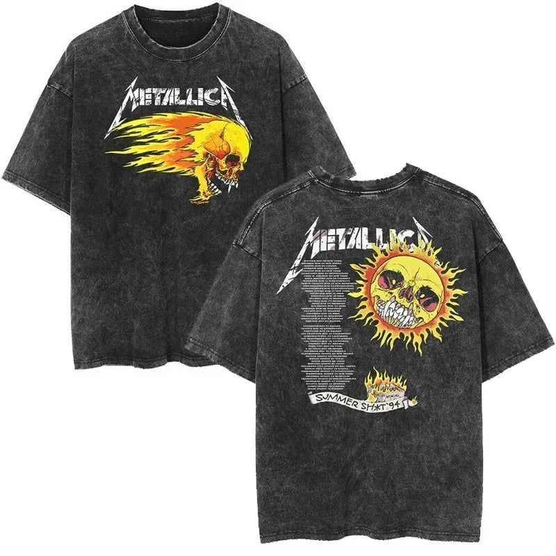 Vintage Metallica Washed Distressed Band T-Shirt