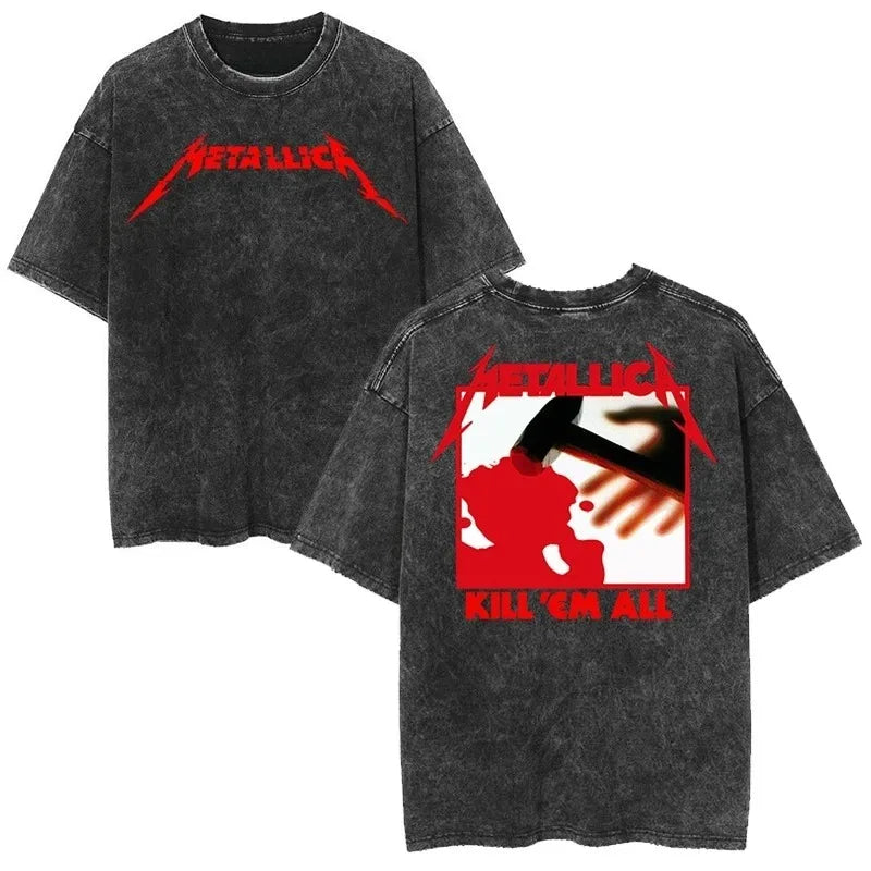Vintage Metallica Washed Distressed Band T-Shirt