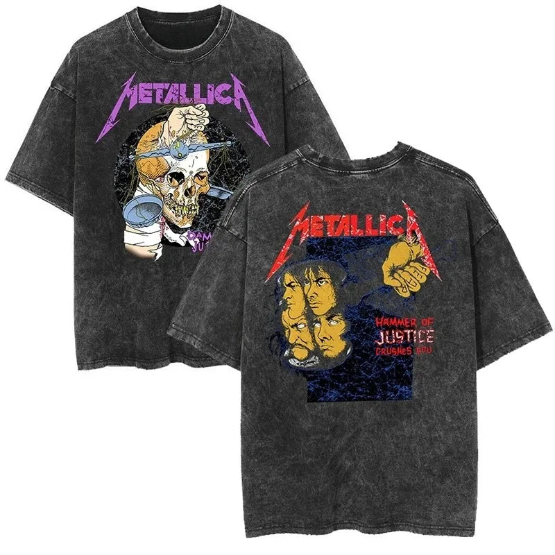 Vintage Metallica Washed Distressed Band T-Shirt