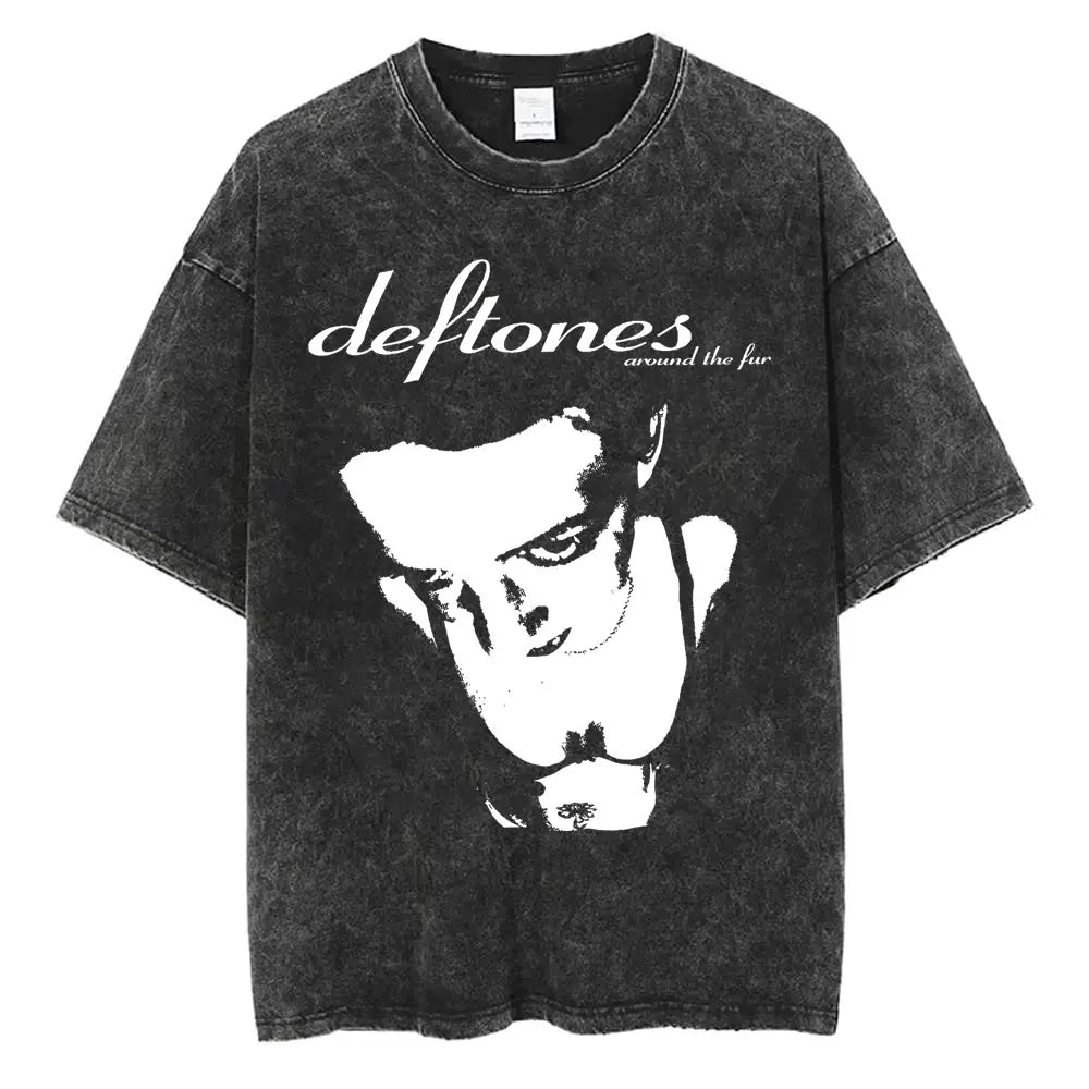 Vintage Deftones Washed Distressed Band T-Shirt