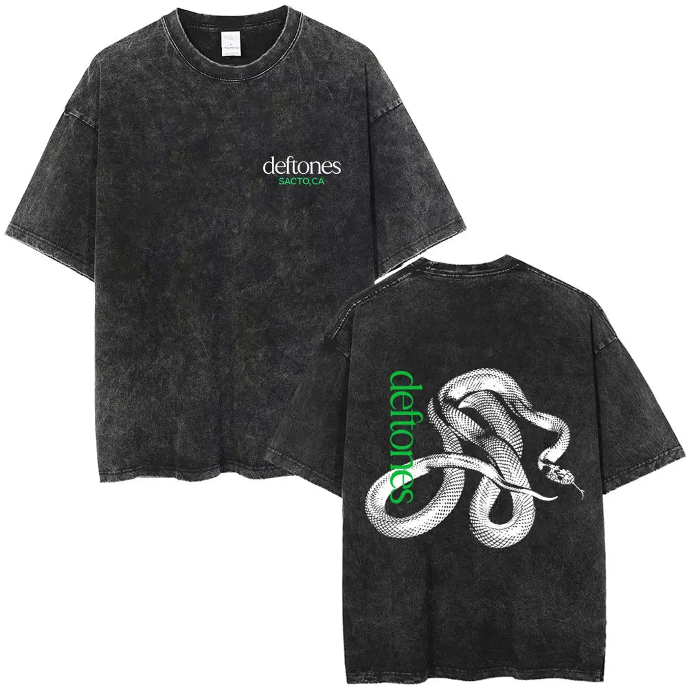 Vintage Deftones Washed Distressed Band T-Shirt