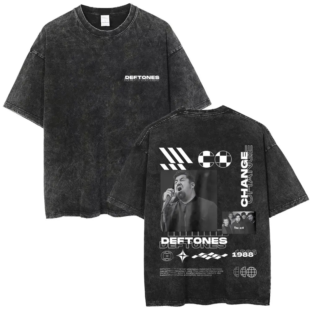 Vintage Deftones Washed Distressed Band T-Shirt
