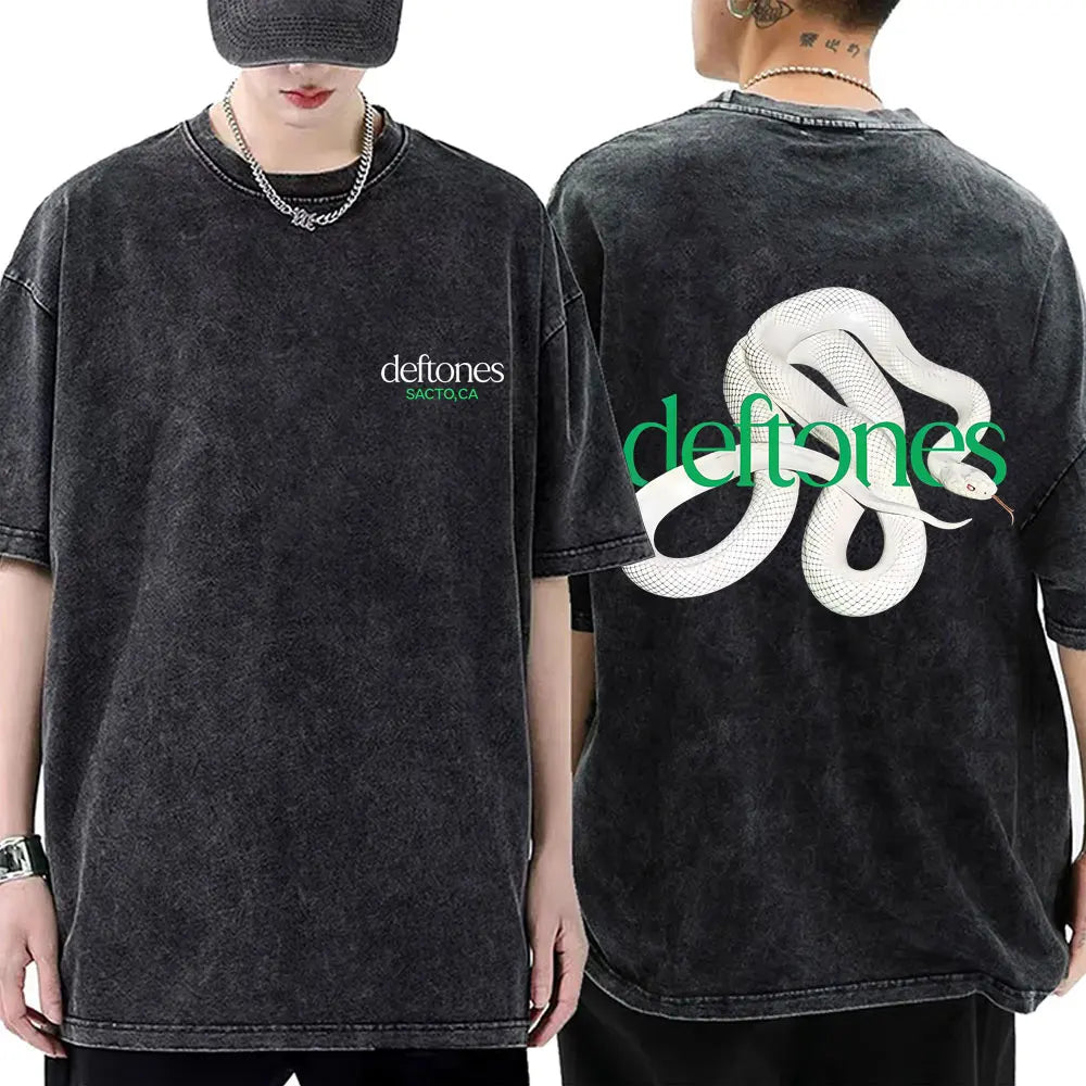 Vintage Deftones Washed Distressed Band T-Shirt