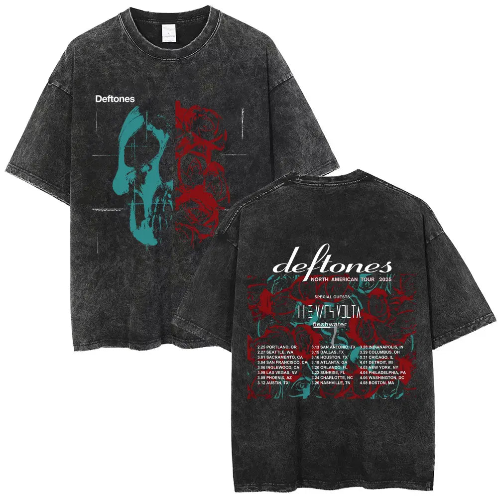 Vintage Deftones Washed Distressed Band T-Shirt