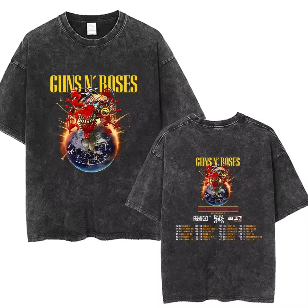 Vintage Guns N' Roses Washed Distressed Band T-Shirt