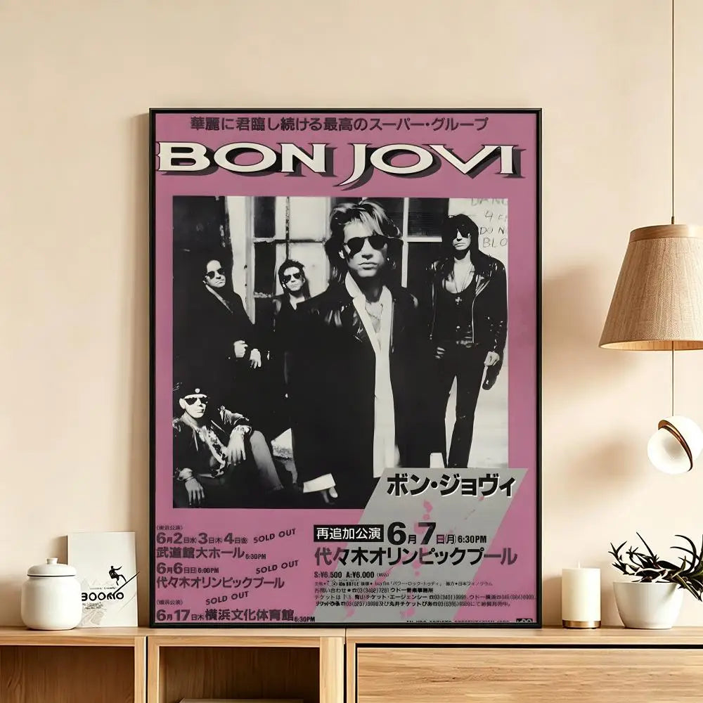 Bon Jovi 12-Poster Collection — Digital Download
