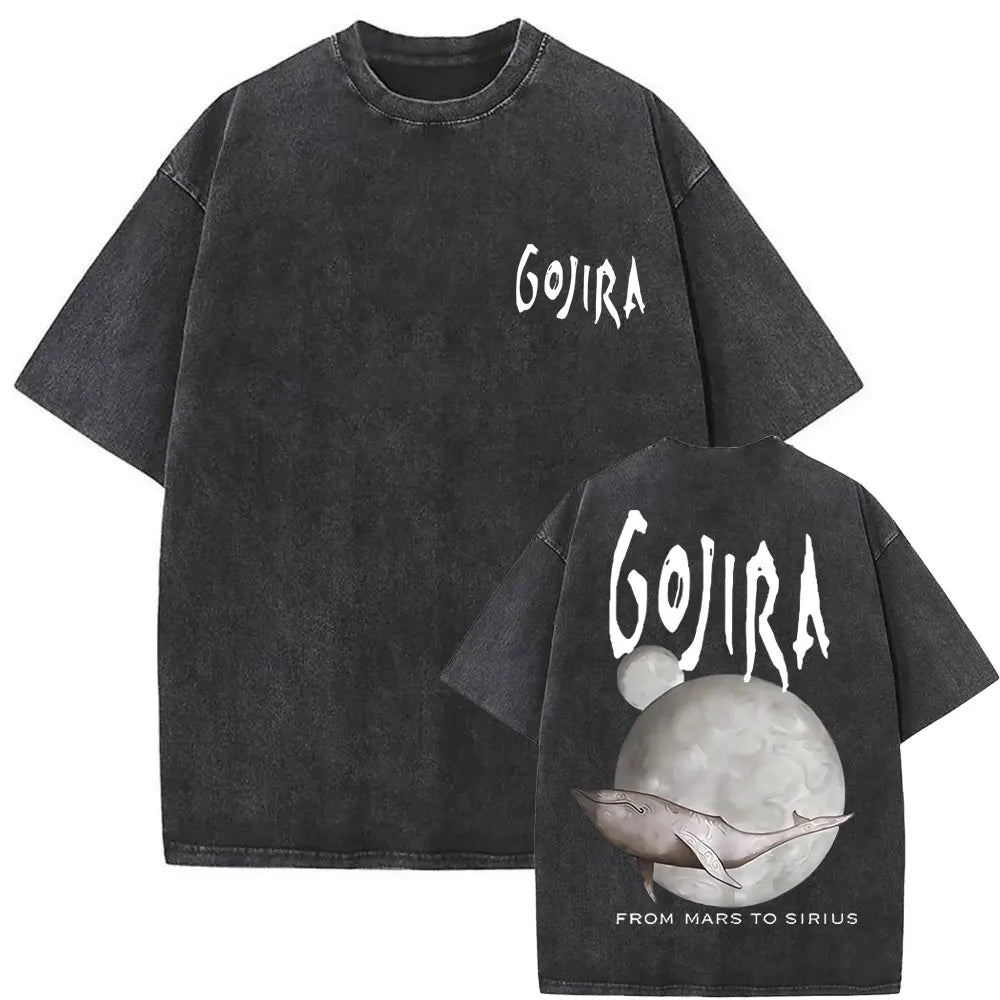 Vintage Gojira Washed Distressed Metal T-Shirt