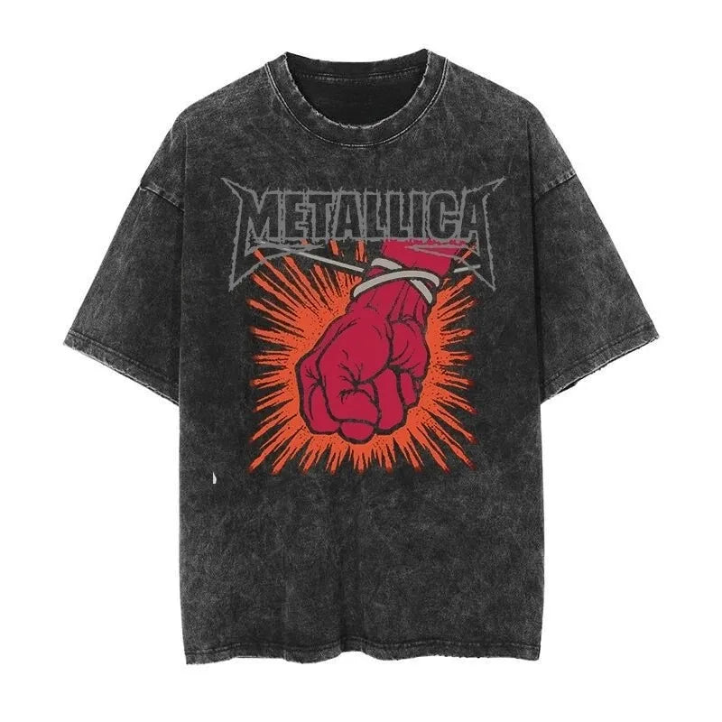 Vintage Metallica Washed Distressed Band T-Shirt