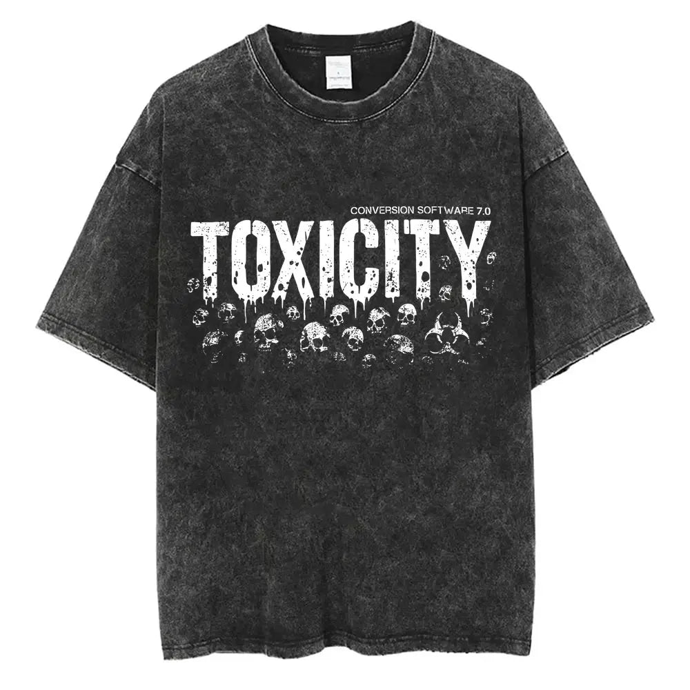 Vintage System of a Down Washed Distressed Band T-Shirt