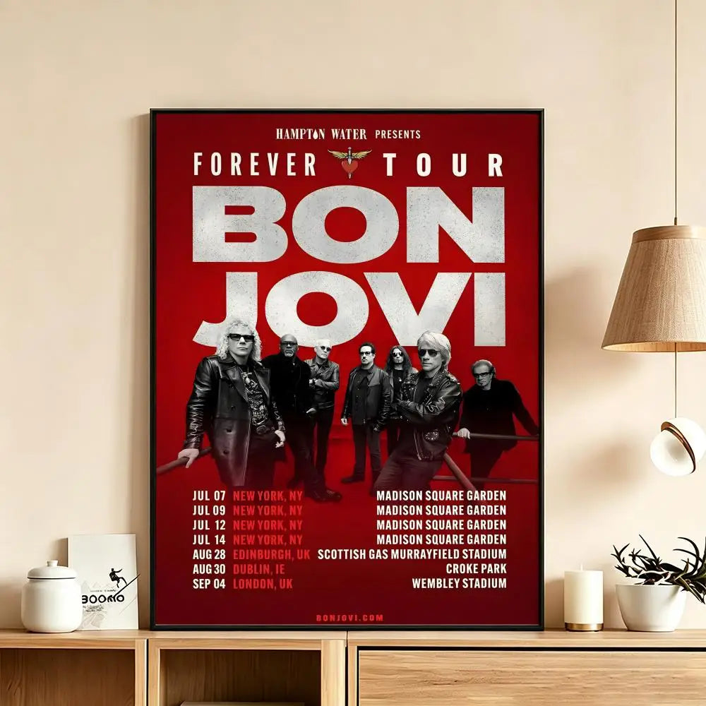 Bon Jovi 12-Poster Collection — Digital Download
