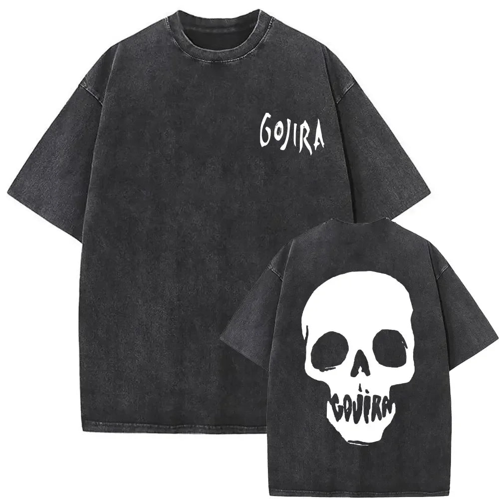 Vintage Gojira Washed Distressed Metal T-Shirt