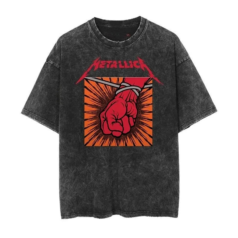 Vintage Metallica Washed Distressed Band T-Shirt
