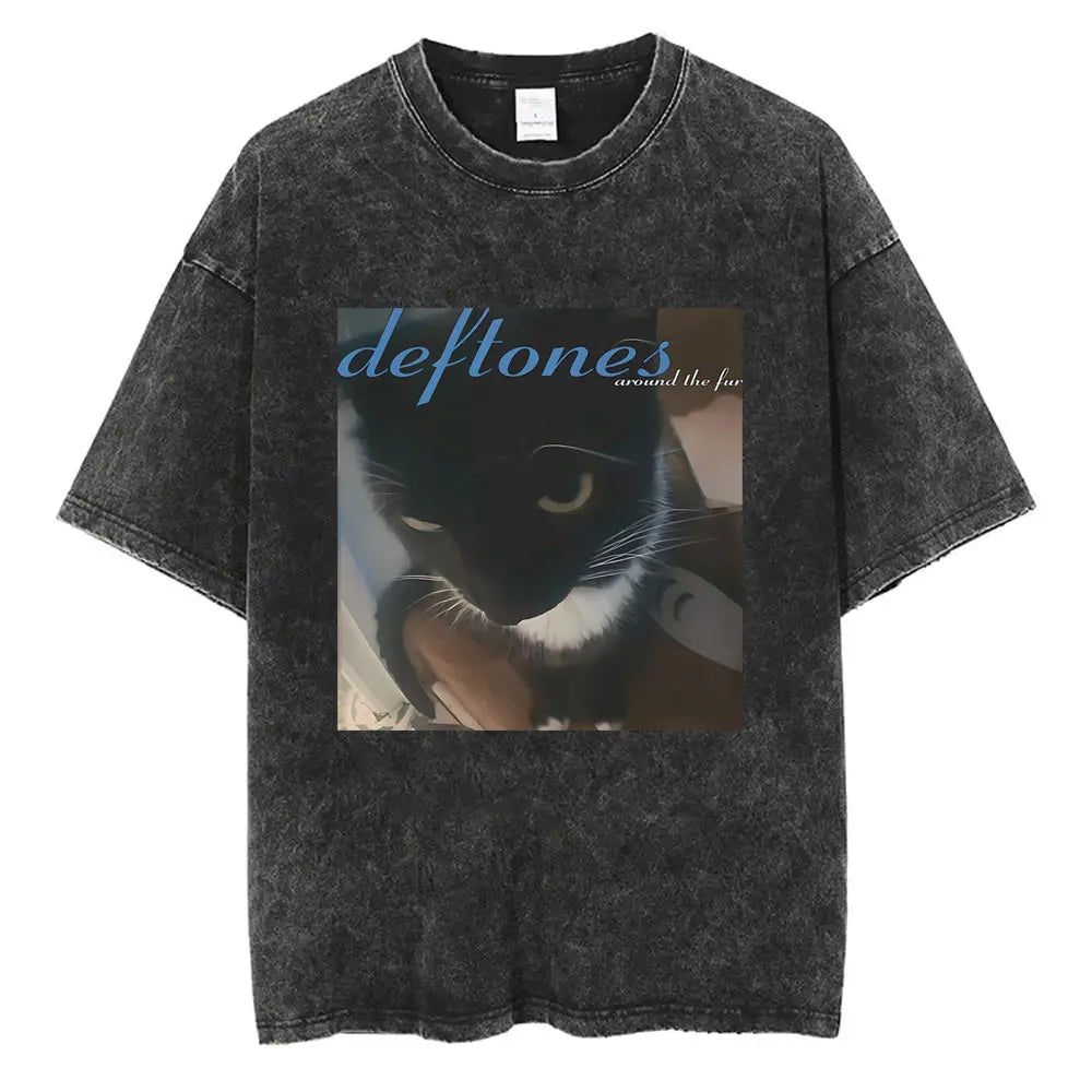 Vintage Deftones Washed Distressed Band T-Shirt