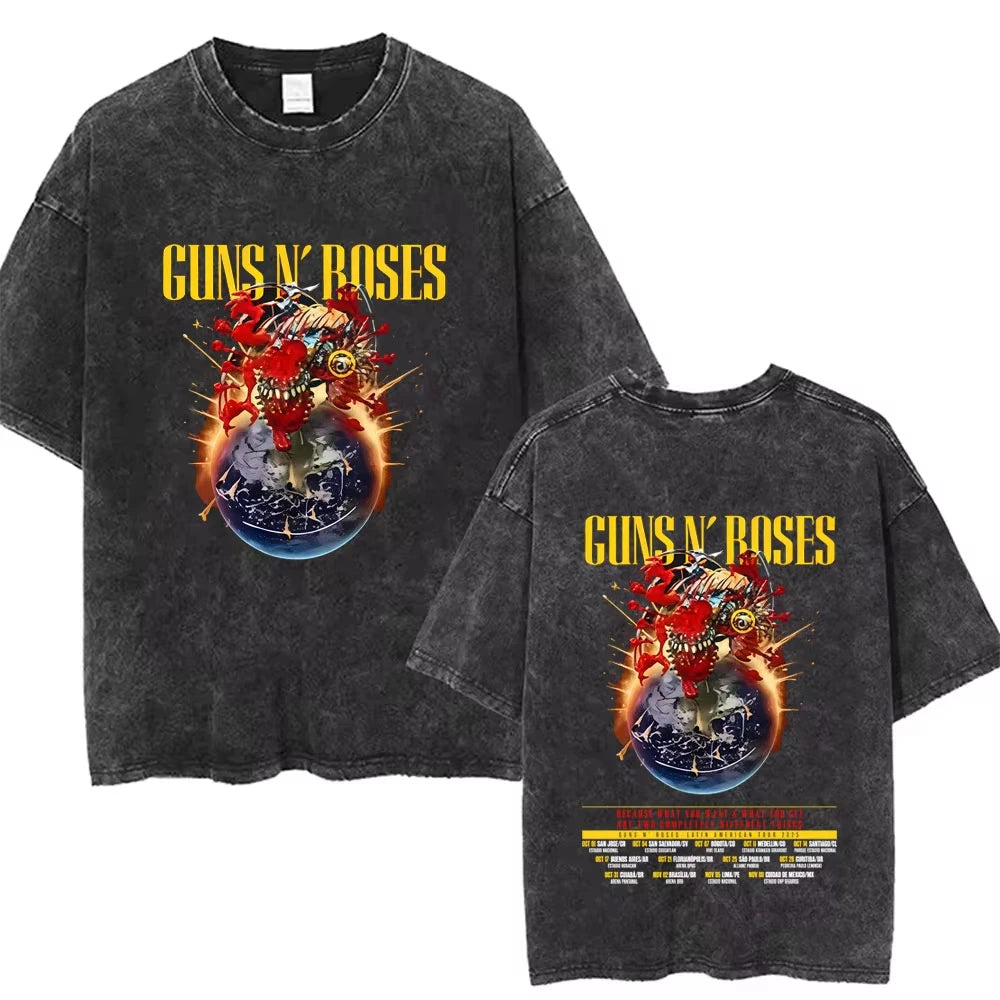 Vintage Guns N' Roses Washed Distressed Band T-Shirt