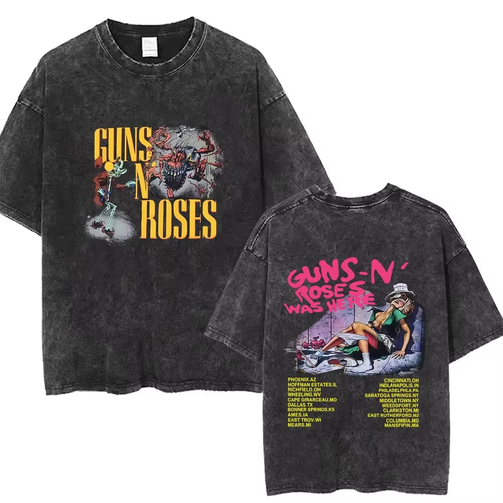 Vintage Guns N' Roses Washed Distressed Band T-Shirt