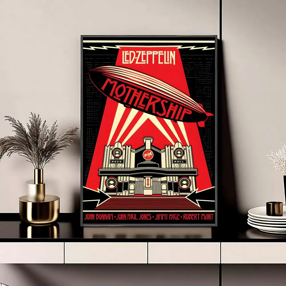 Led Zeppelin Mothership Poster — Digital Download