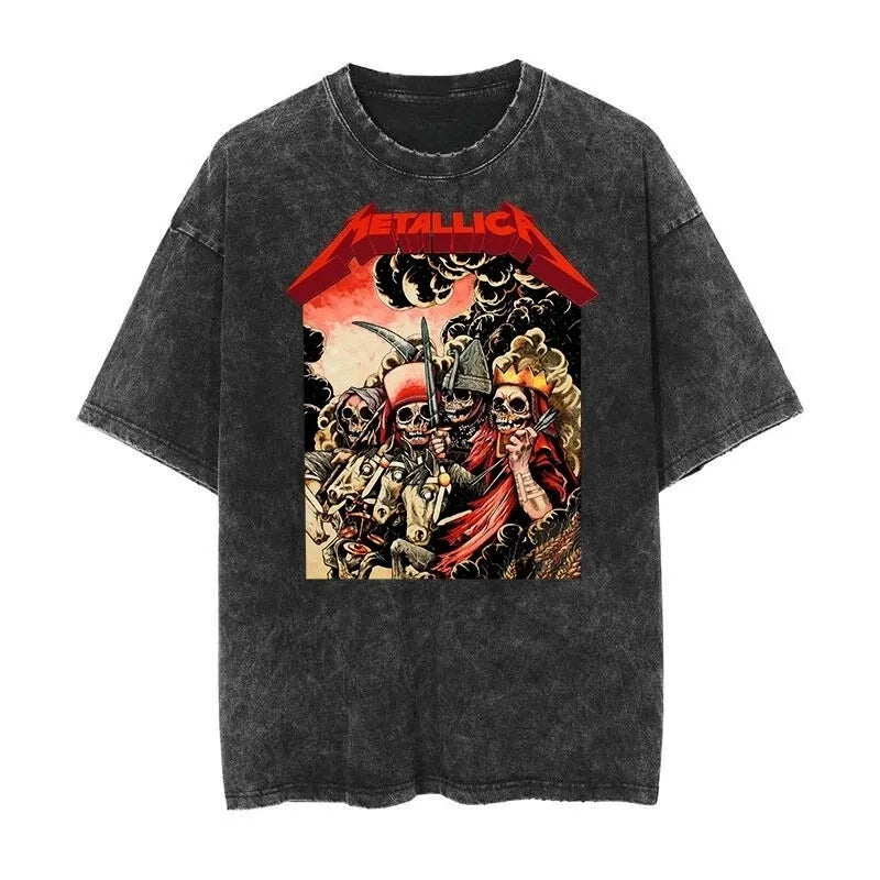 Vintage Metallica Washed Distressed Band T-Shirt