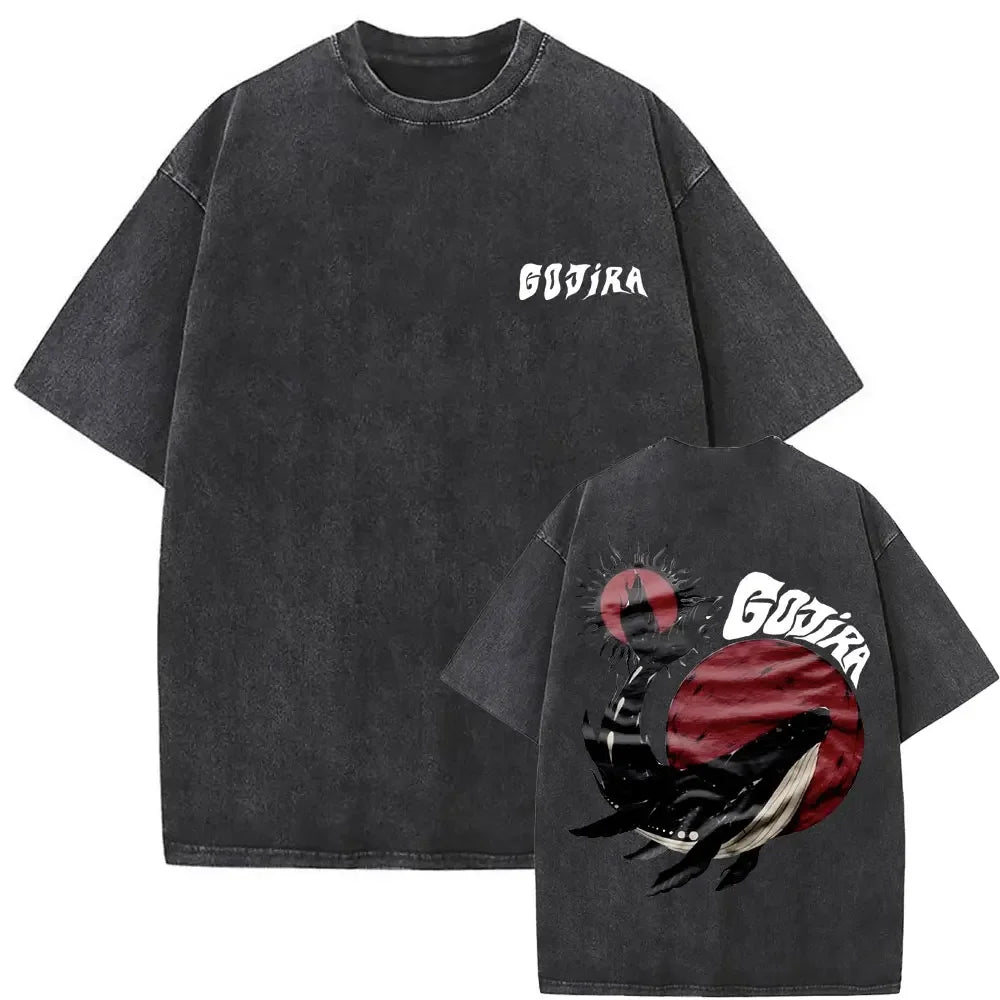 Vintage Gojira Washed Distressed Metal T-Shirt