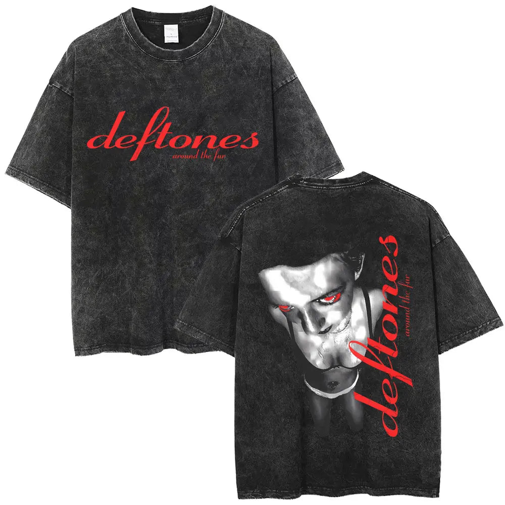 Vintage Deftones Washed Distressed Band T-Shirt