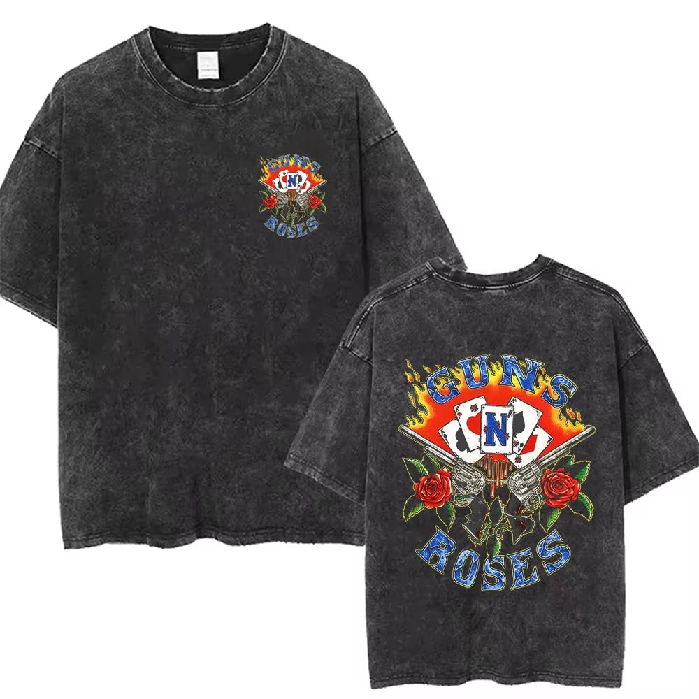 Vintage Guns N' Roses Washed Distressed Band T-Shirt