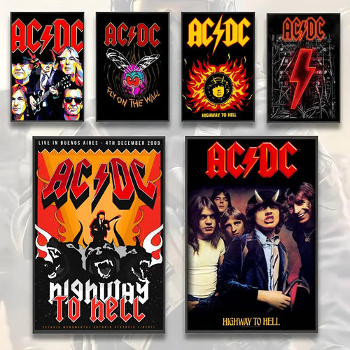 AC/DC 6-Poster Collection — Digital Download