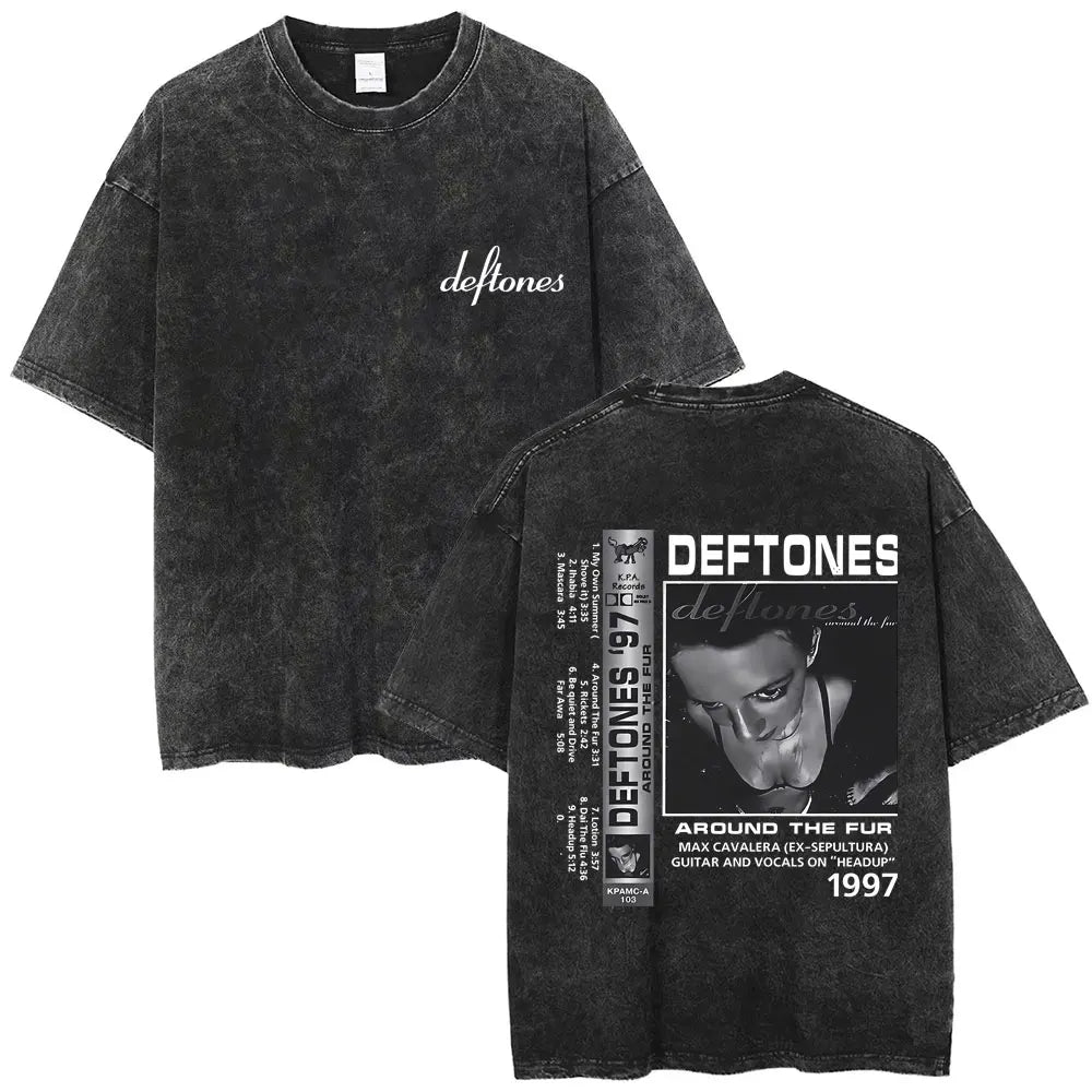 Vintage Deftones Washed Distressed Band T-Shirt