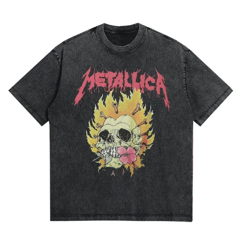 Vintage Metallica Washed Distressed Band T-Shirt