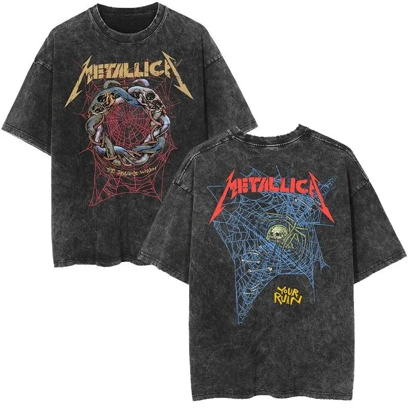 Vintage Metallica Washed Distressed Band T-Shirt