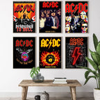 AC/DC 6-Poster Collection — Digital Download