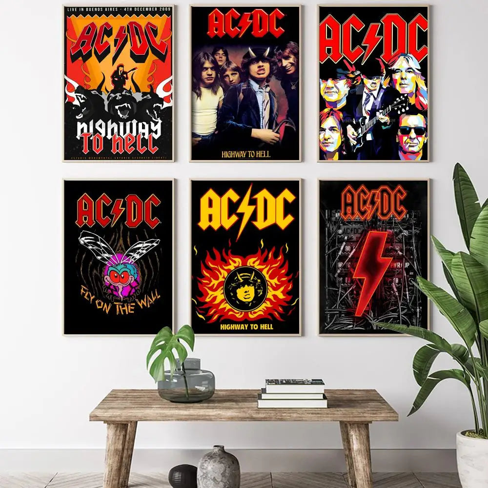 AC/DC 6-Poster Collection — Digital Download