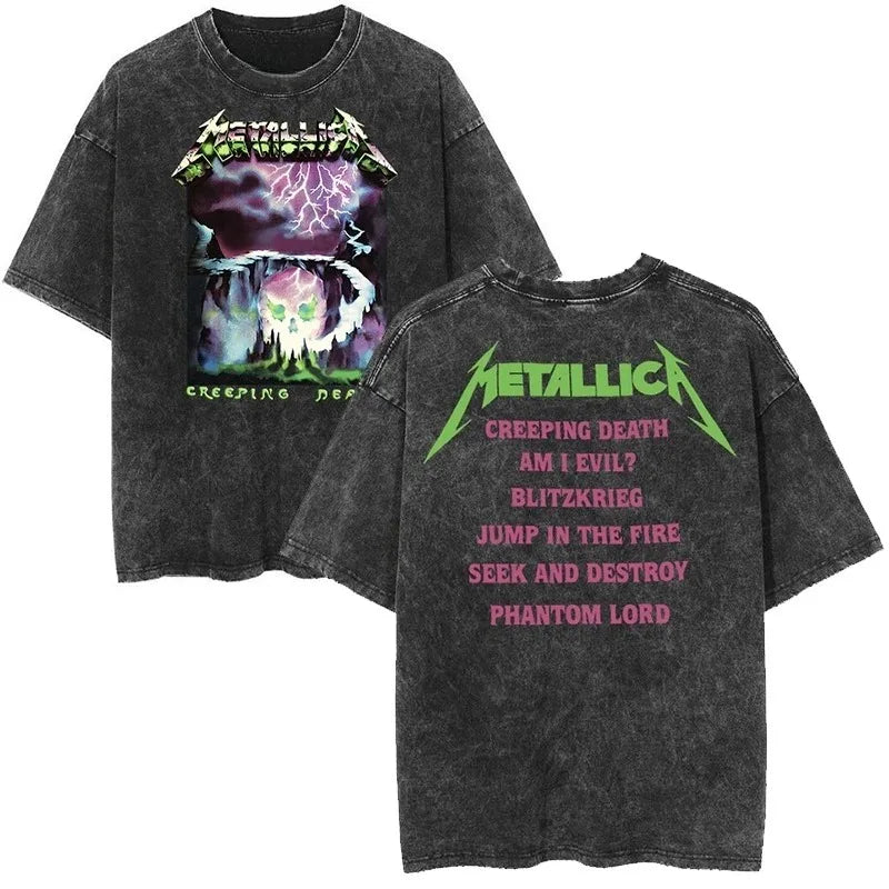 Vintage Metallica Washed Distressed Band T-Shirt