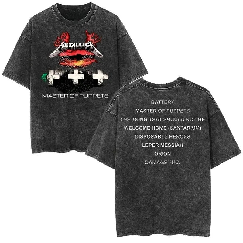 Vintage Metallica Washed Distressed Band T-Shirt
