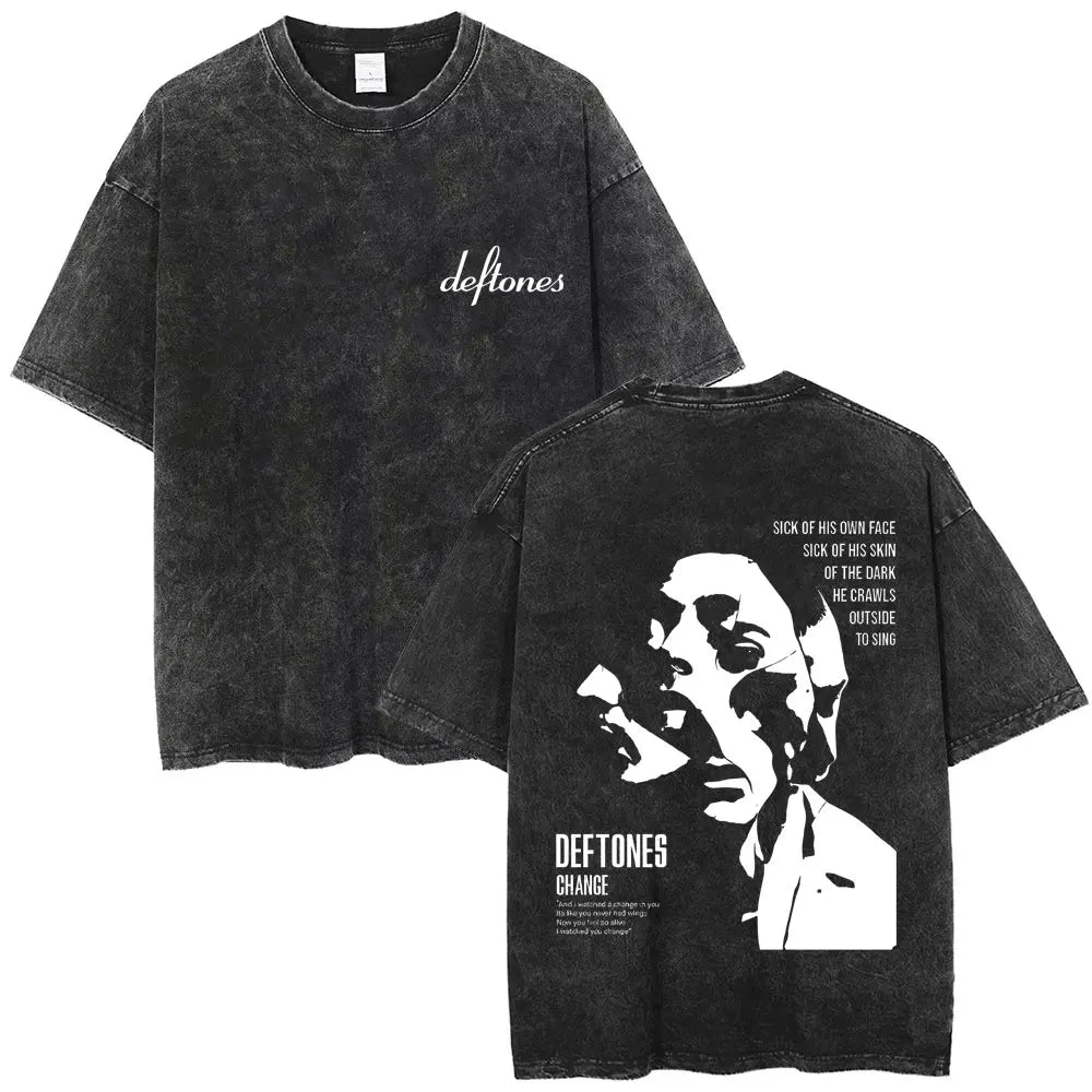 Vintage Deftones Washed Distressed Band T-Shirt