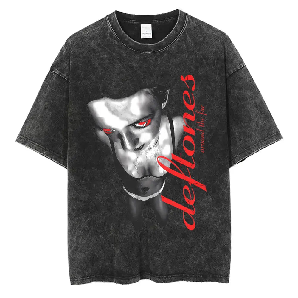 Vintage Deftones Washed Distressed Band T-Shirt