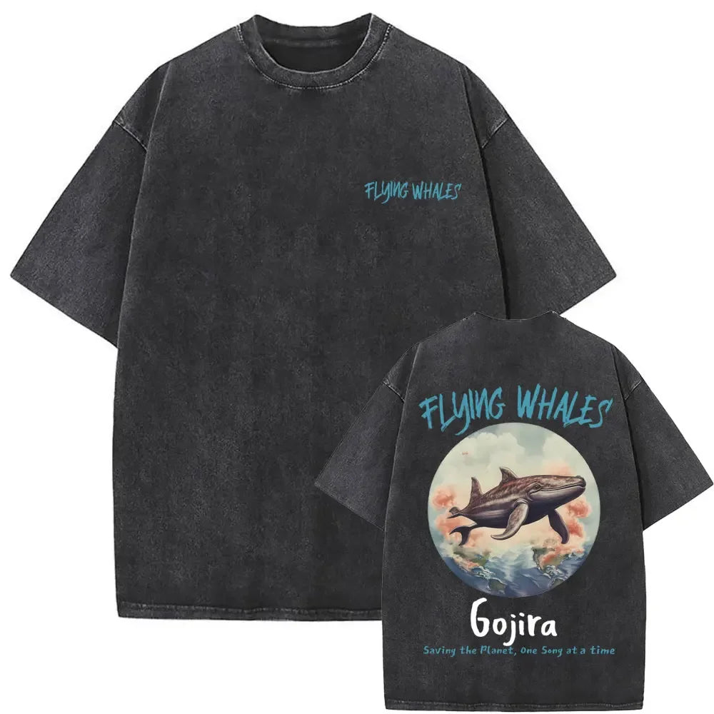Vintage Gojira Washed Distressed Metal T-Shirt