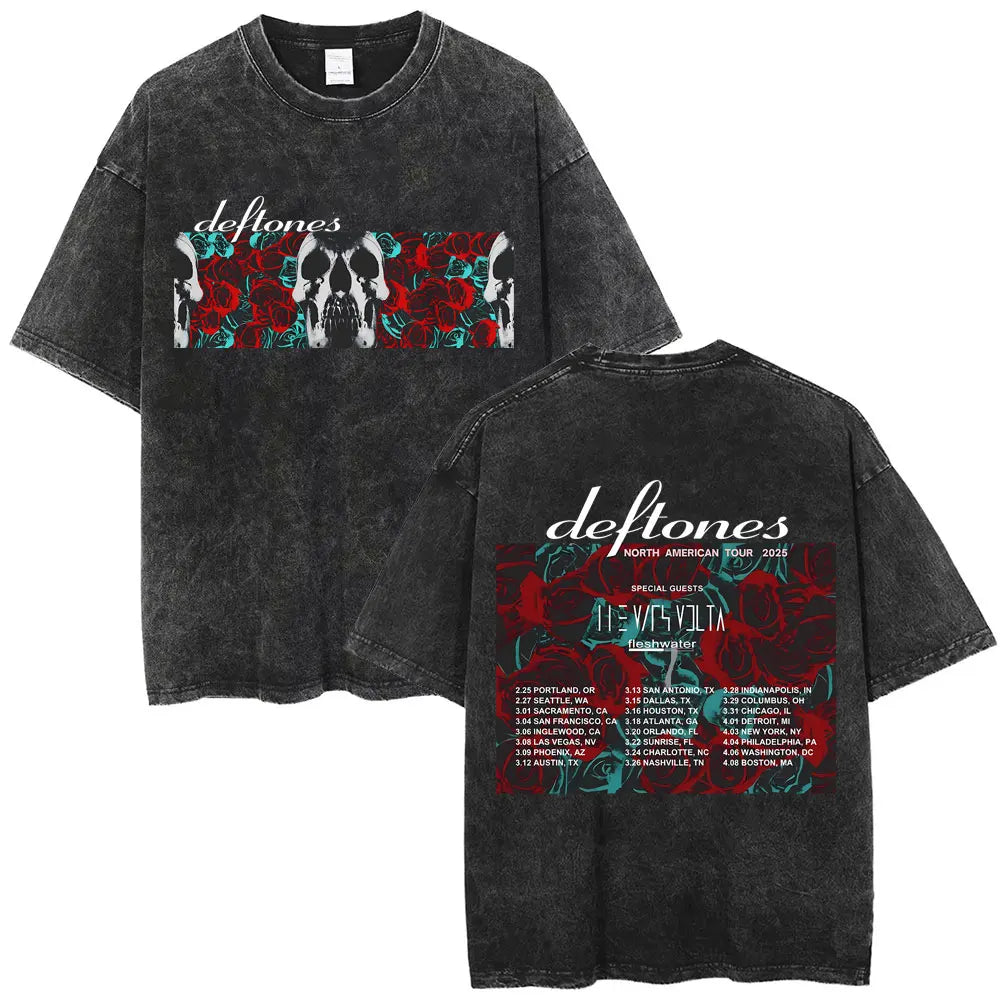 Vintage Deftones Washed Distressed Band T-Shirt