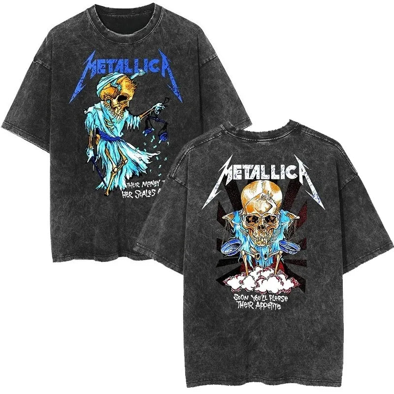 Vintage Metallica Washed Distressed Band T-Shirt