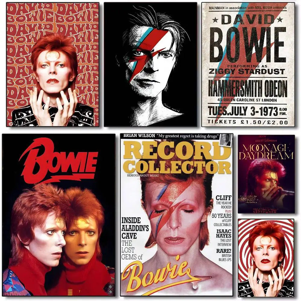 David Bowie 7-Poster Collection — Digital Download