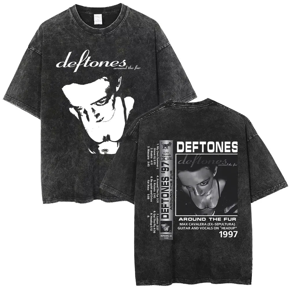 Vintage Deftones Washed Distressed Band T-Shirt