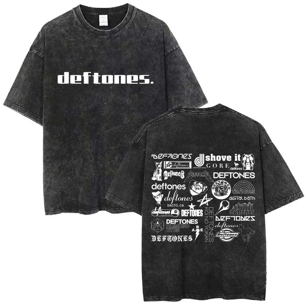 Vintage Deftones Washed Distressed Band T-Shirt